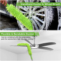 62" Car Wash Brush mop with Long Handle Car Cleaning Kit with microfiber Soft Car Wash Mop Sponge Windshield Window Squeegee